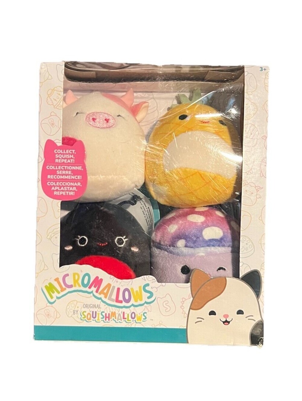 Squishmallows Micromallows 2.5” Plush 4-Pack New